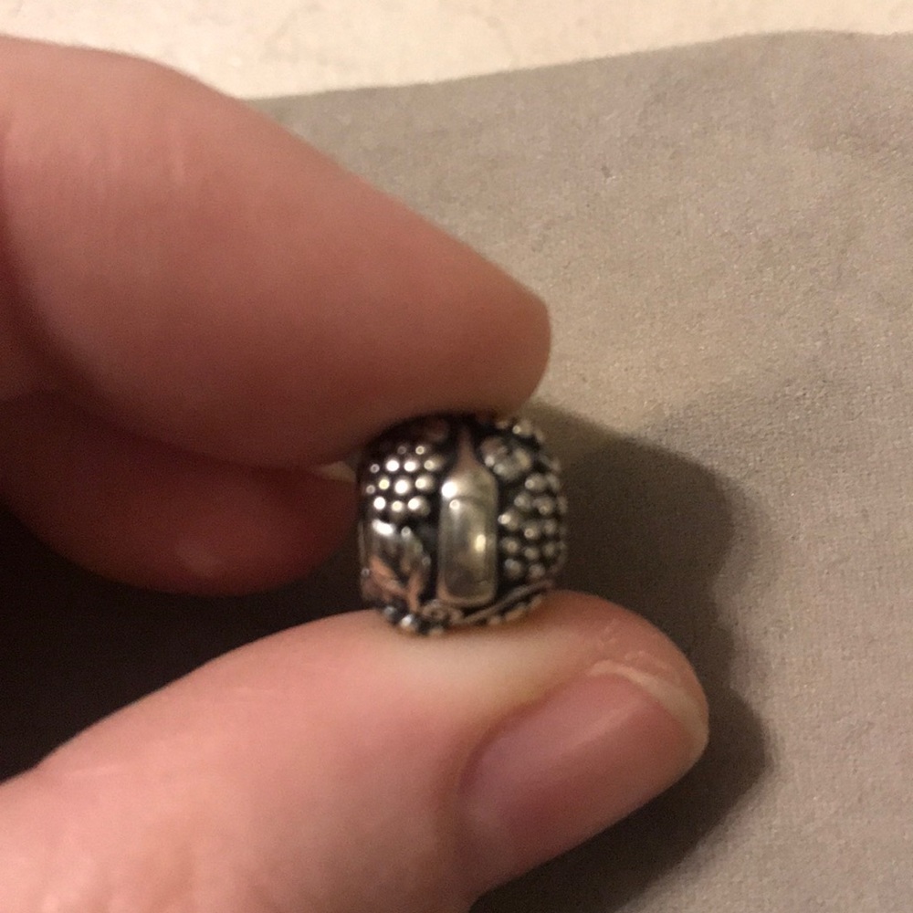 Pandora wine charm